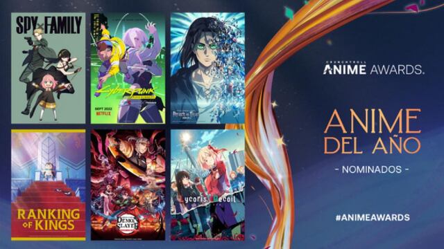 Crunchyroll anuncia cuáles son los nominados para el Anime Awards 2023