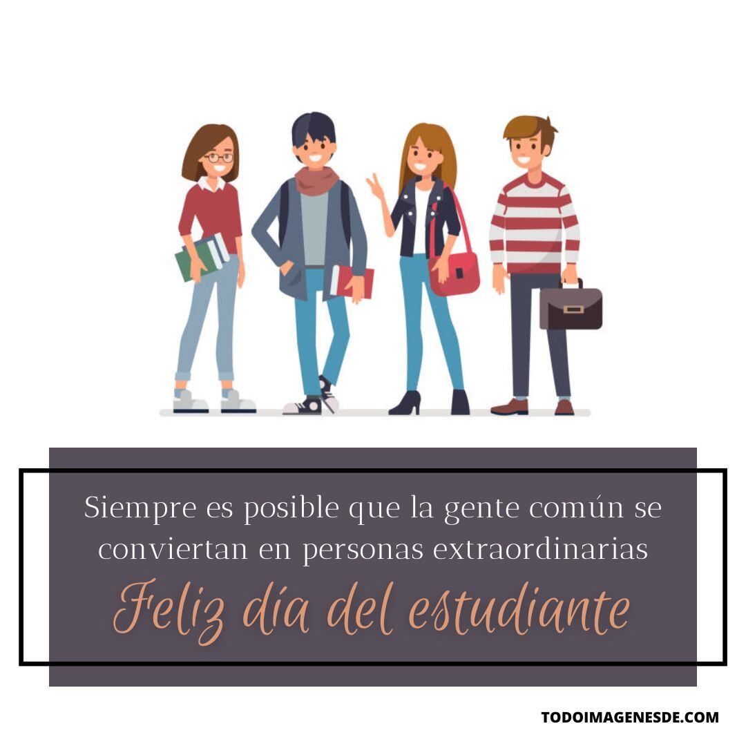Mensajes para compartir por el Día del Estudiante en México (Foto: Internet).
