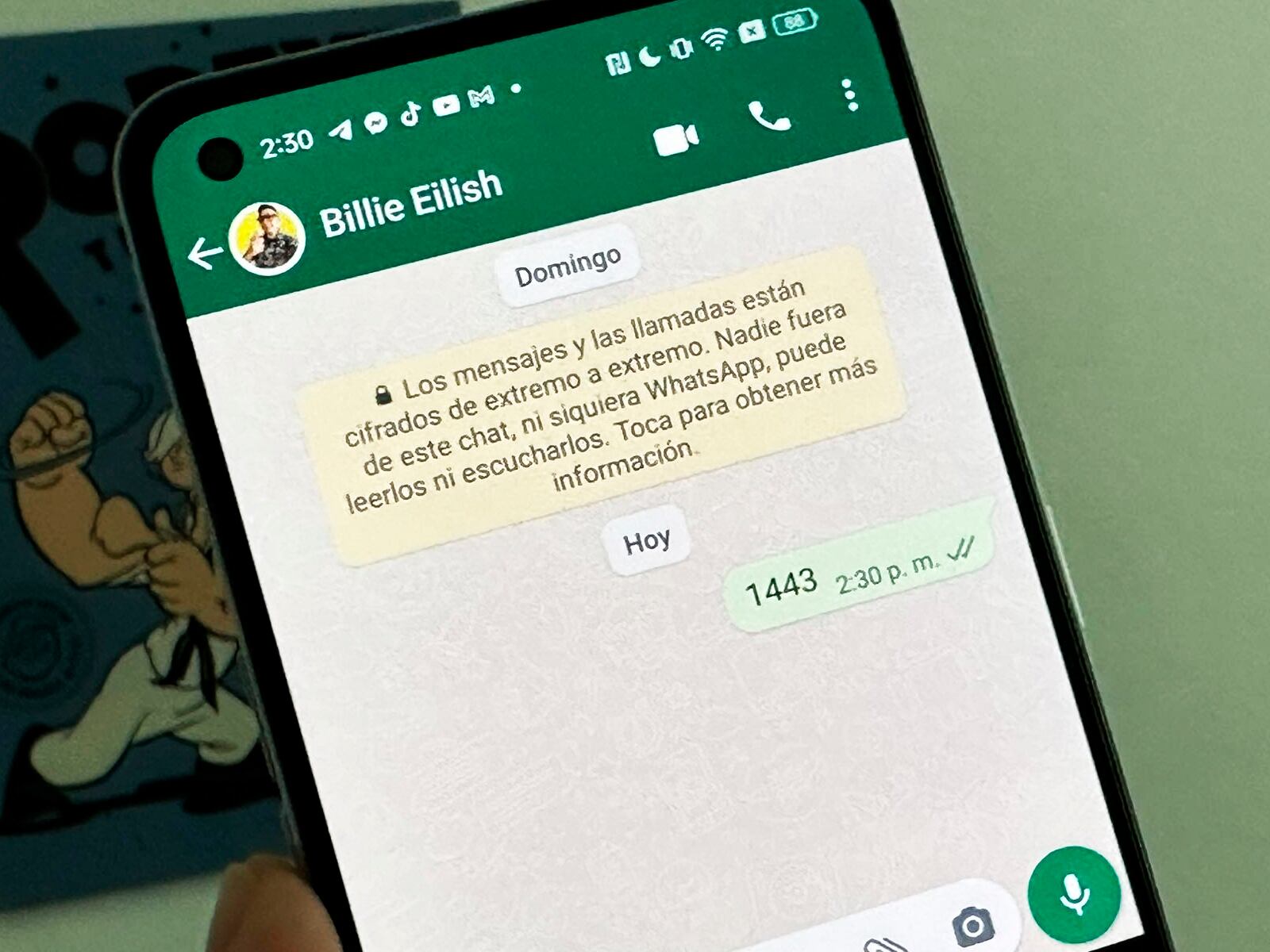 WHATSAPP | Si no sabes realmente lo que es "1443" en WhatsApp, pues aquí te lo decimos en el caso te hayas declarado a alguien. (Foto: MAG - Rommel Yupanqui)