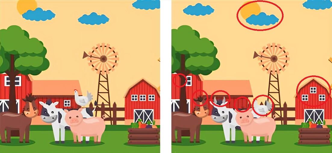 Desafío visual: encuentra las 7 diferencias en menos de 8 segundos y prueba tu exactitud (Foto: Depor)