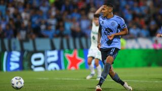 Tras su primer gol con Belgrano: el gesto de Bryan Reyna y los números que tuvo frente a Sarmiento