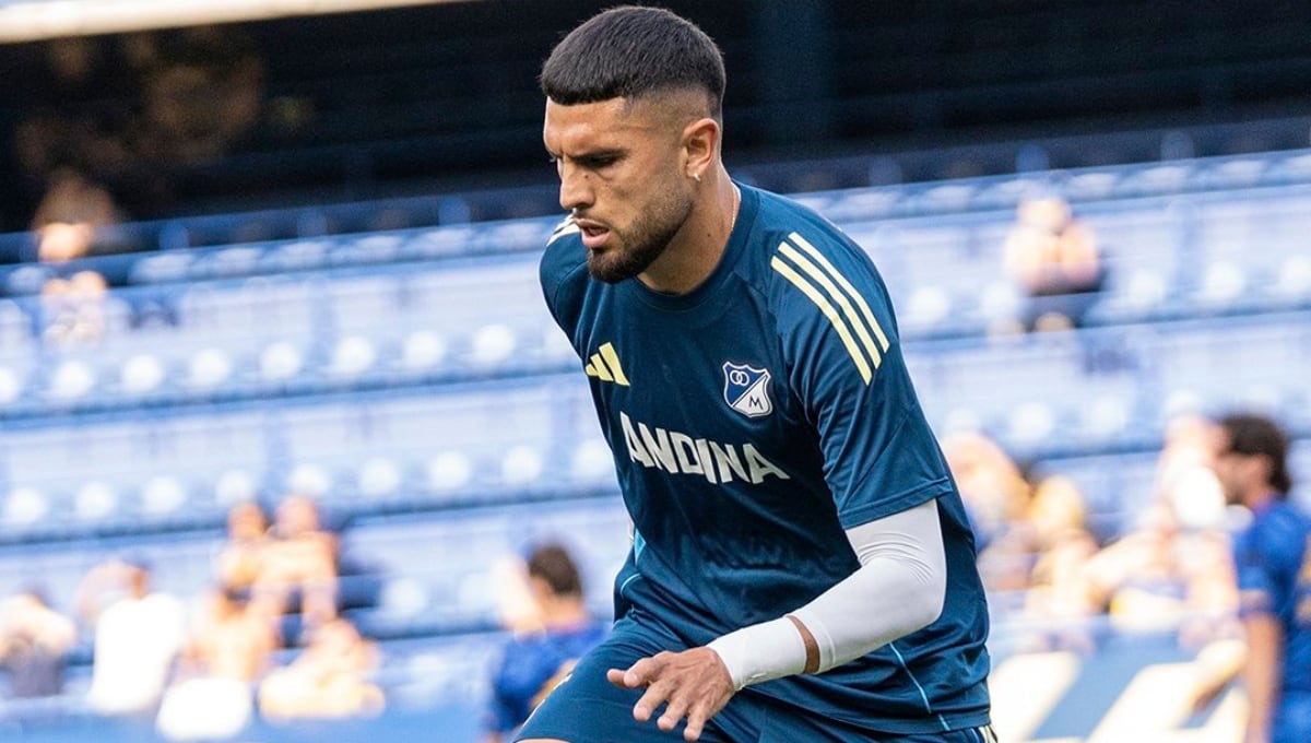 Rodrigo Ureña firmó con Millonarios hasta finales del 2027. (Foto. Millonarios)