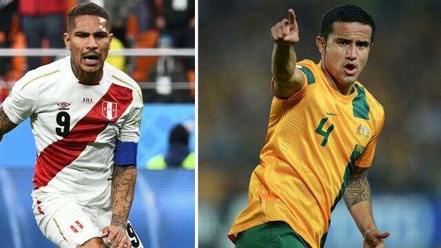 Perú vs. Australia: las estadísticas de Paolo Guerrero frente a Tim Cahill