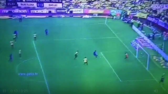 ¡Se llevan el Clásico! Angulo anotó el 2-0 de Emelec contra Barcelona SC por la Liga Pro de Ecuador [VIDEO]