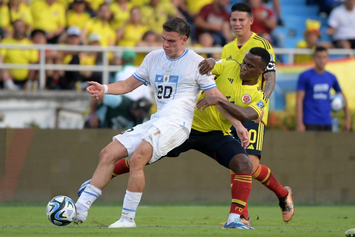 Uruguay vs. Colombia: se enfrentaron en Barranquilla por Eliminatorias (Foto: AFP)