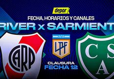 River vs. Sarmiento: fecha, hora y canal de TV por la Liga Profesional Argentina