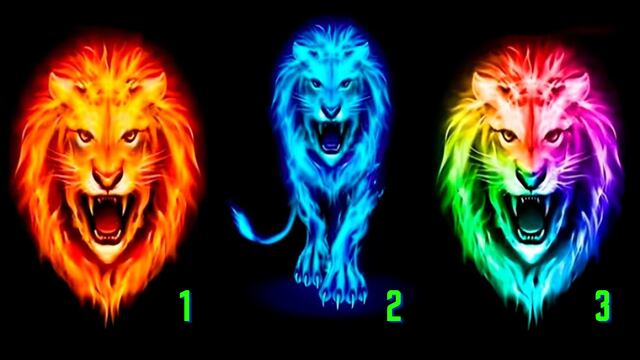 Test visual: elige uno de los leones en la imagen y descubrirás si eres valiente