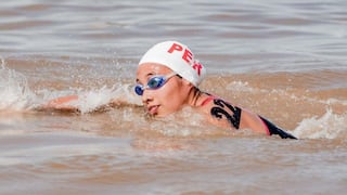 ¡Motivada para Lima 2019! María Alejandra Bramont quedó décima en prueba de aguas abiertas en el Mundial de Natación