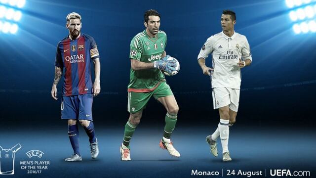 Leo Messi, Buffon y Cristiano: los nominados a Mejor Jugador UEFA de la temporada