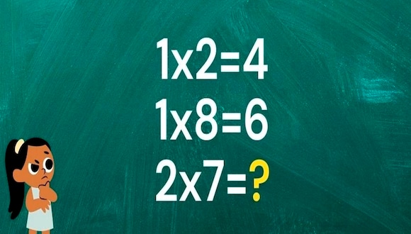 Tienes que observar y luego de algunos segundos intentar conseguir la solución del reto matemático.| Foto: fresherslive