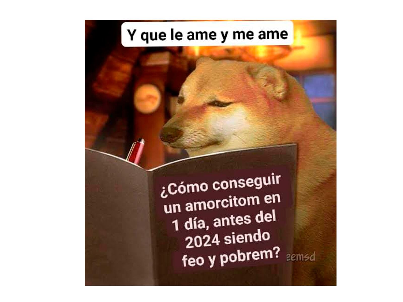 WHATSAPP | Este es otro meme de Cheems que se convertirá en favorito el 2024. (Foto: Facebook - Memes del perrito cheems)