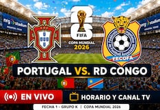 ¿ En qué canales se transmitió el partido Portugal vs. RD Congo con Cristiano Ronaldo por Mundial 2026?