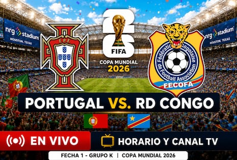 ¿ En qué canales se transmitió el partido Portugal vs. RD Congo con Cristiano Ronaldo por Mundial 2026?