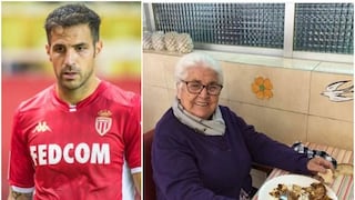 Cesc Fàbregas y la emotiva carta a su abuela que superó el Covid-19 con 95 años