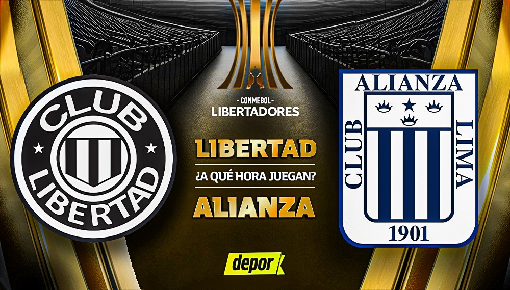 Libertad vs. Alianza Lima juegan por Copa Libertadores: horarios de transmisión del partido. (Diseño: Christian Marlow)