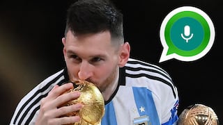 WhatsApp: truco para usar el transformador de voz para sonar como Lionel Messi