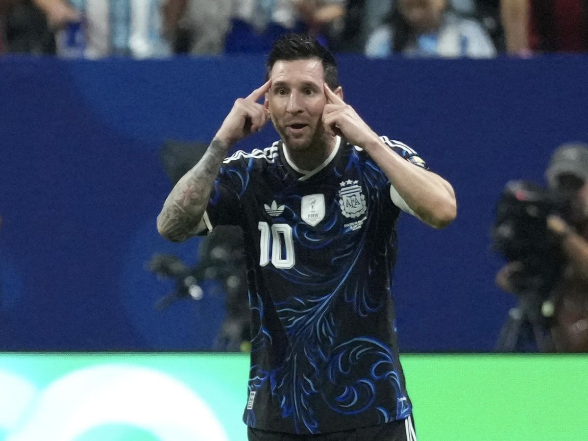 ¡No ocultó su emoción! Messi: “Es una locura jugar dos finales del mundo seguidas” (Foto: EFE)