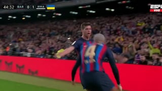 ¡Llegó el empate! Gol de Sergi Roberto para el 1-1 en Barcelona vs. Real Madrid [VIDEO]