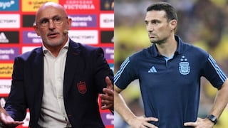 ¡El destino los cruzó otra vez! Scaloni y su especial historia con Luis de la Fuente antes de la final