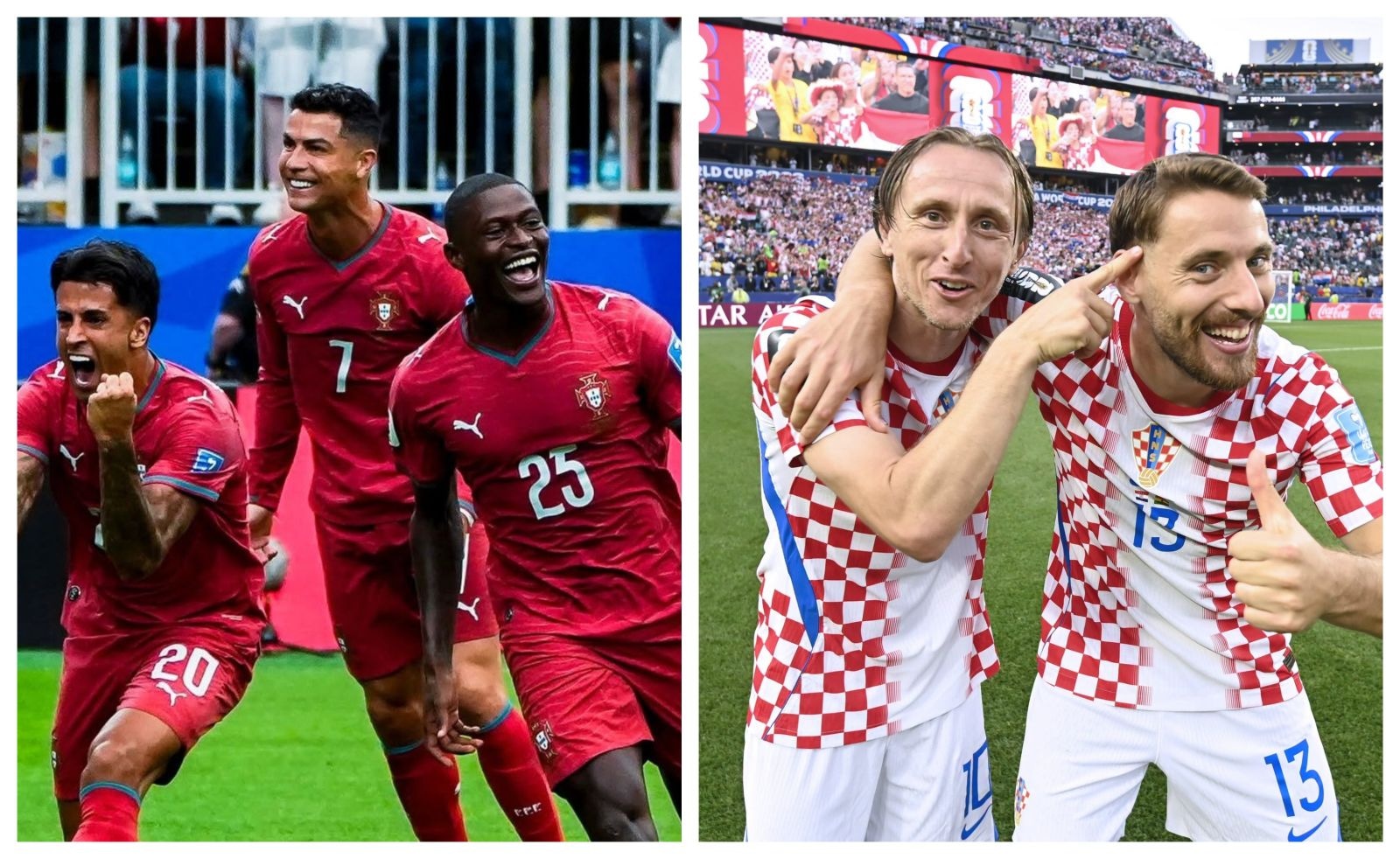 Portugal vs. Croacia se enfrentan por los 16avos de final del Mundial 2026. (Foto: AFP)