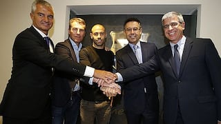 Javier Mascherano firmó su renovación con Barcelona hasta 2019