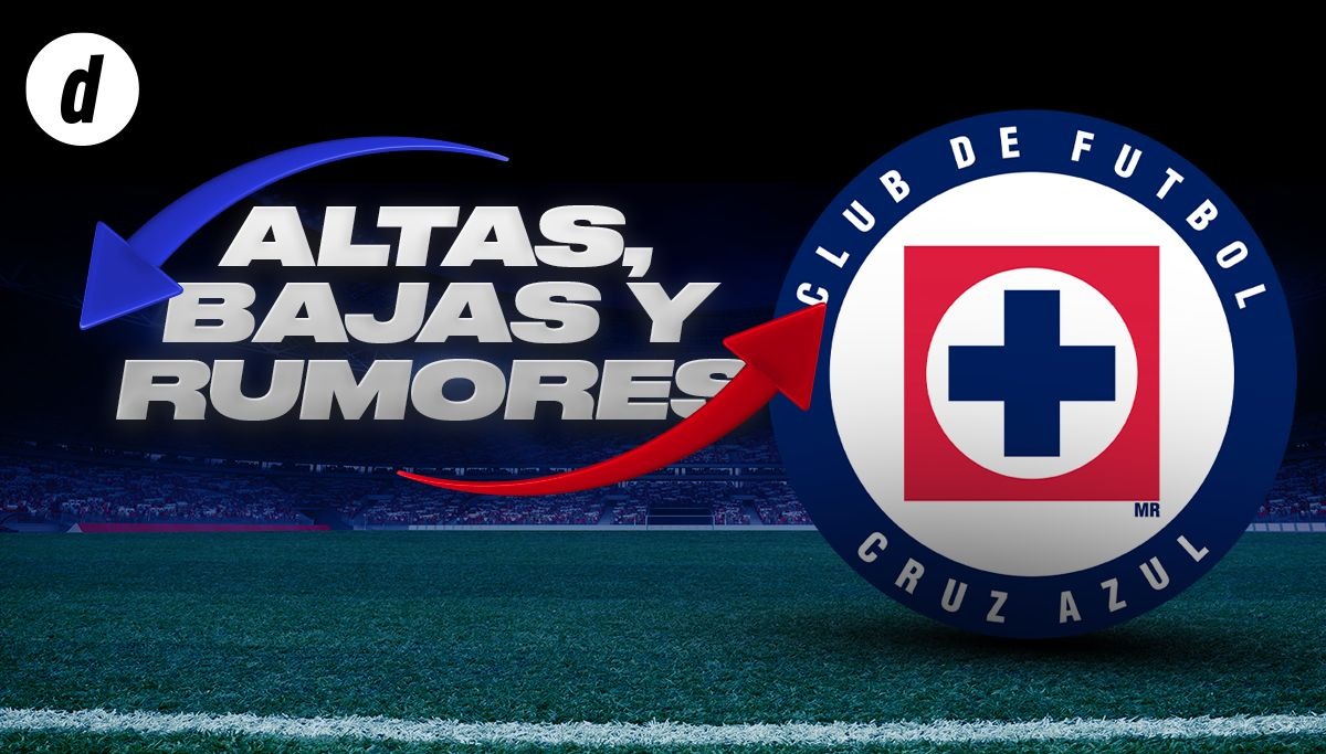 Altas, bajas y rumores de Cruz Azul para el Torneo Apertura. (Composición: Depor)