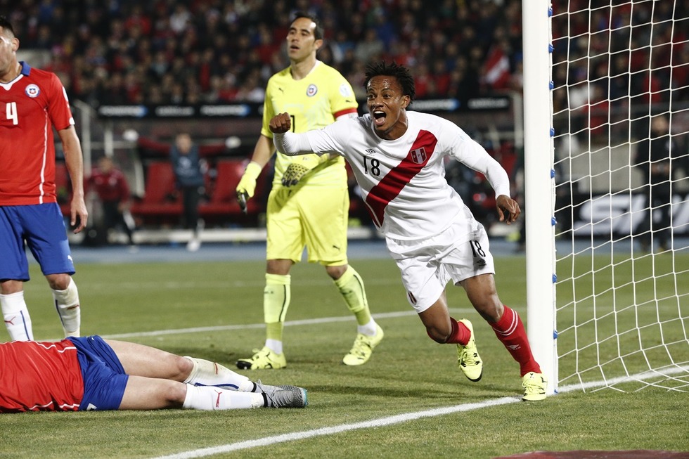 André Carrillo debutó en la Selección Peruana en la sub-20. Con la bicolor disputó cuatro Copa América (2011, 2015, 2019, 2021), tres eliminatorias (2014, 2018, 2022) y la Copa del Mundo Rusia 2018. (Foto GEC Archivo)