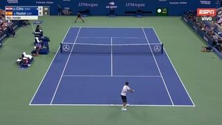 Ni se movió: el ace con el que Marin Cilic dejó parado a Rafael Nadal en el US Open 2019 [VIDEO]