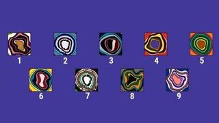 Desvela los secretos de tu ser eligiendo uno de los nueve cuadrados abstractos