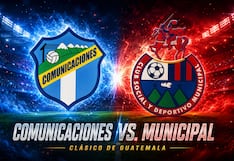 ¿En qué canal transmite Comunicaciones vs. Municipal EN VIVO hoy por el clásico de Guatemala?