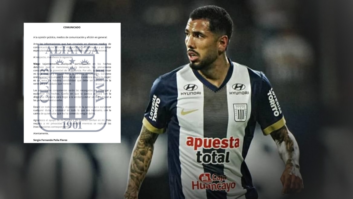 Comunicado oficial de Sergio Peña ante acusación de abuso sexual contra una mujer en Uruguay | Foto: Composición Depor