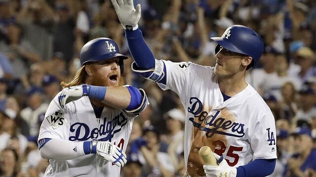 ¡Pegaron primero! Dodgers vencieron 3-1 a los Astros en el primer duelo de la Serie Mundial