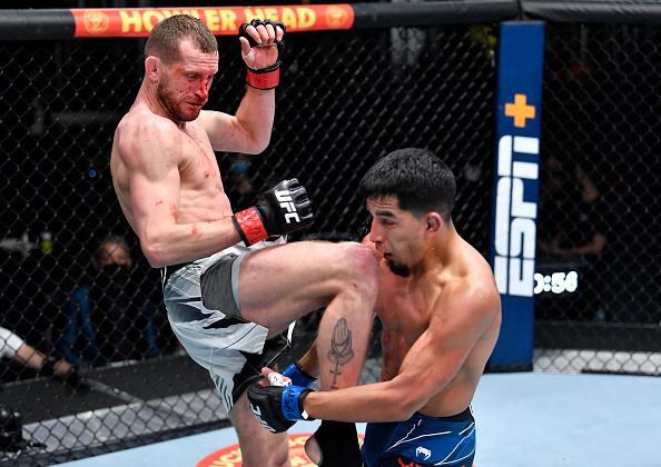 Davey Grant, rival de Daniel Marcos, tiene un récord de 15-6. (UFC)