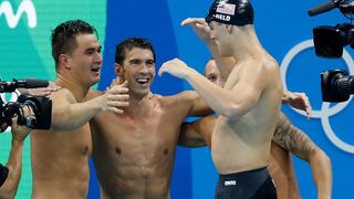 Michael Phelps consiguió la 21 medalla de oro con Estados Unidos en Río 2016