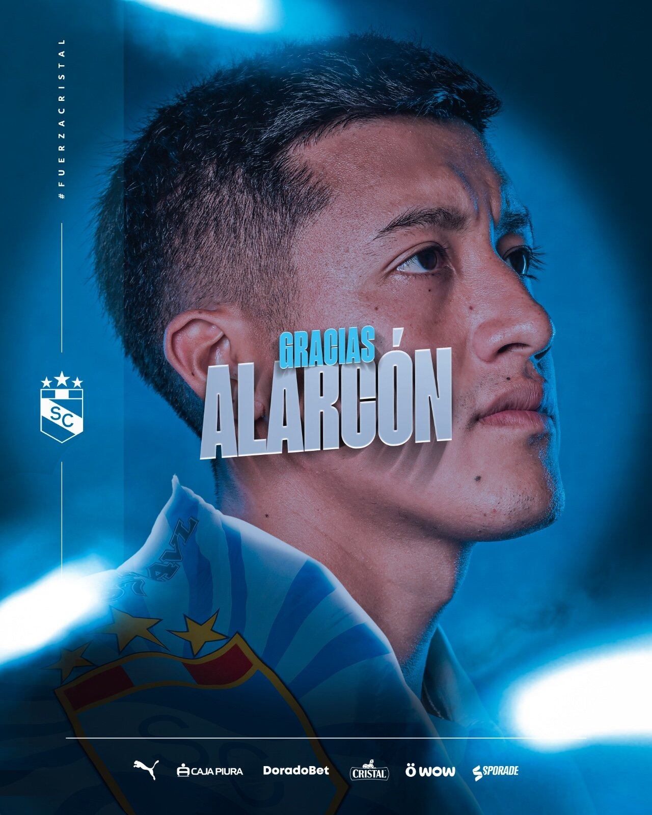 Así despidió Sporting Cristal a Jostin Alarcón en sus redes sociales. (Foto: @ClubSCristal)