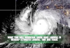 What Time Will Hurricane Simon Make Landfall in México? Estimated Landfall Time and Track