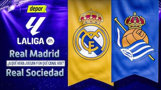 Real Madrid vs. Real Sociedad: canales de transmisión y a qué hora juegan