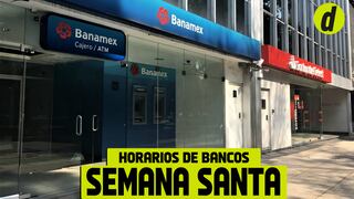 Horario de atención de bancos por Semana Santa 2024: ¿qué días abren?