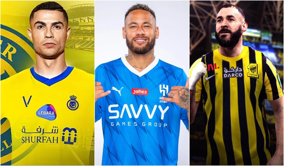 Dueños de tres grandes clubes de la Liga de Arabia pretendente intercambiar a sus estrellas. (Foto: Agencias/Composición).