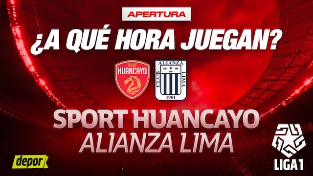 ¿A qué hora juegan Alianza Lima vs Sport Huancayo por la Liga 1 2024?