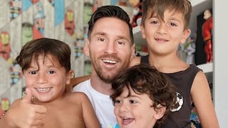 El estado más feliz de ‘Lio’: la fotografía de Messi con sus hijos que es viral en Instagram