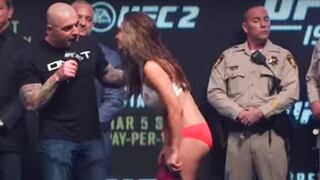 UFC: Miesha Tate se 'vengó' de policía que le miró el trasero (VIDEO)