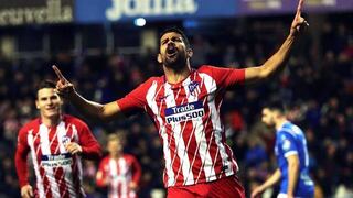 Este sí vale: Diego Costa apareció de 'Killer' para marcar el 1-0 del Atlético ante Sevilla