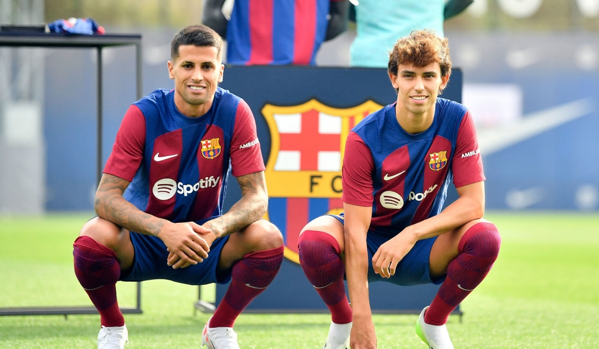 Joao Félix y Joao Cancelo llegaron cedidos al FC Barcelona en 2023. (Foto: FC Barcelona)