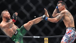 Así fue el momento en que Conor McGregor sufrió la lesión que puso fin a su pelea con Max Holloway