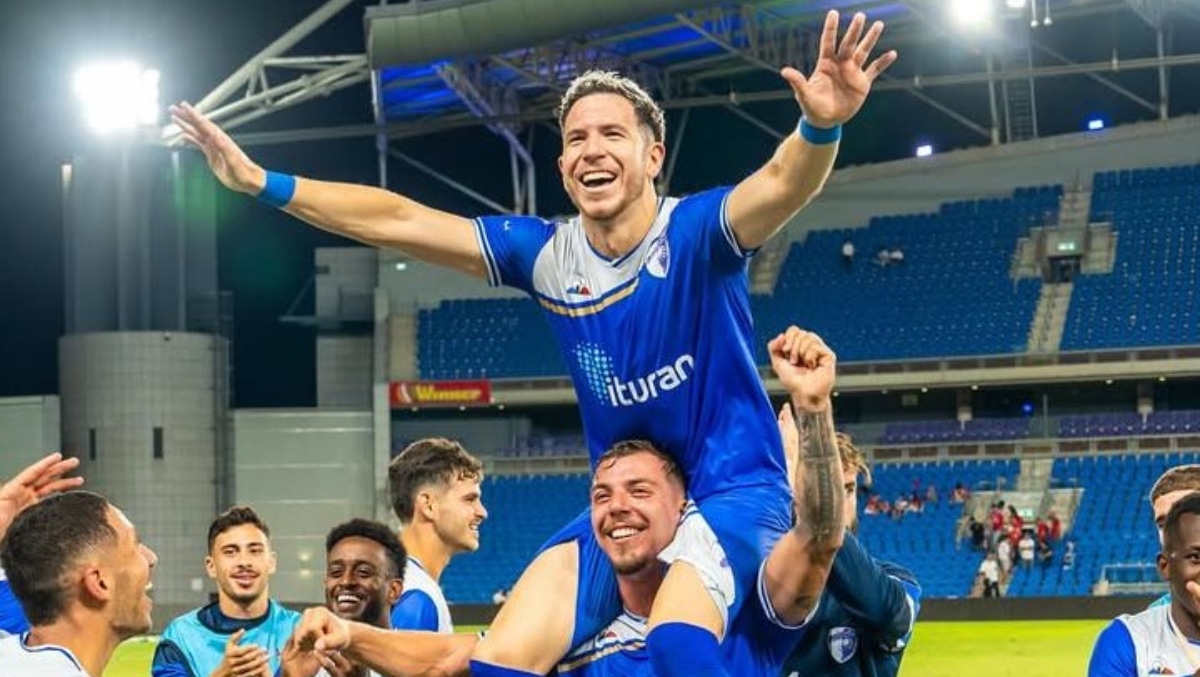 Sueña con su primer título: Adrián Ugarriza, a paso firme en Israel con un 2025 redondo. (Foto: Kiryat Shmona)