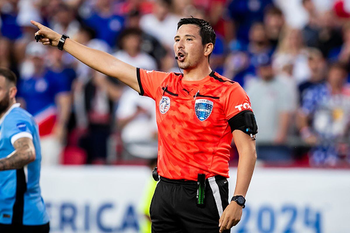 Kevin Ortega viene de ser arbitro en la Copa América 2024 de Estados Unidos. (Foto: Getty I,mages)