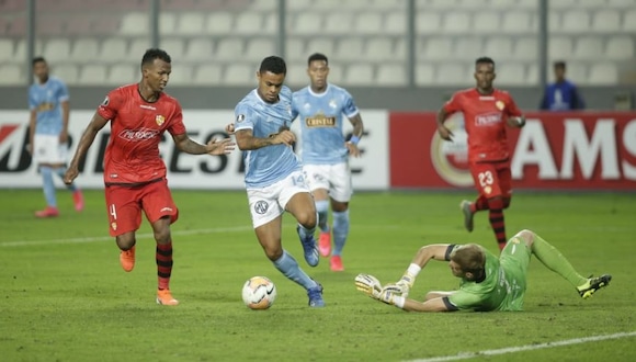 Sporting Cristal venció 2-1 al Barcelona pero no alcanzó para avanzar en la Copa Libertadores 2020 | Foto: Cesar Bueno/GEC