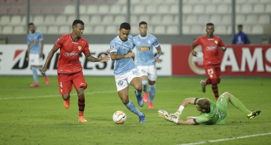 Sporting Cristal venció 2-1 al Barcelona pero no alcanzó para avanzar en la Copa Libertadores 2020 | Foto: Cesar Bueno/GEC