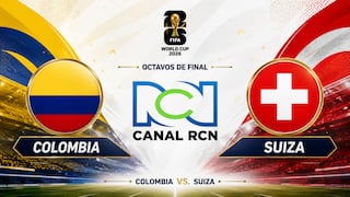 Canal RCN transmitió el partido Colombia 0-0 (4-3) Suiza por el Mundial 2026